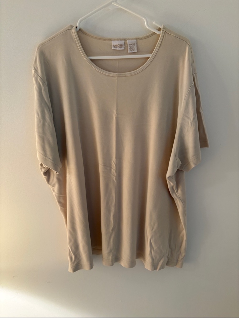 Cherokee Cream Short-Sleeve Crewneck Tee